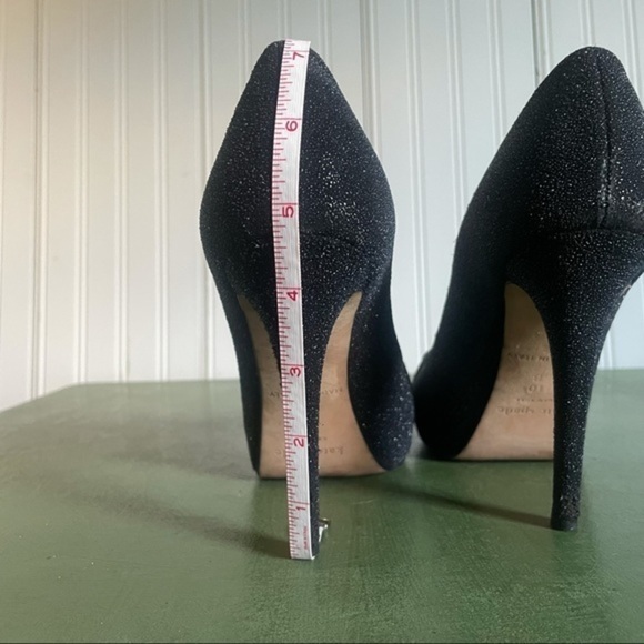 Kate Spade LORI Sugar Suede Sparkly Heels - Picture 10 of 10